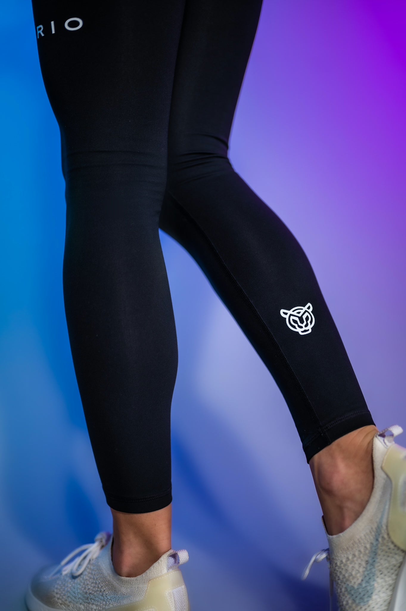 7/8 Activa High Waisted leggings- Shadow Black