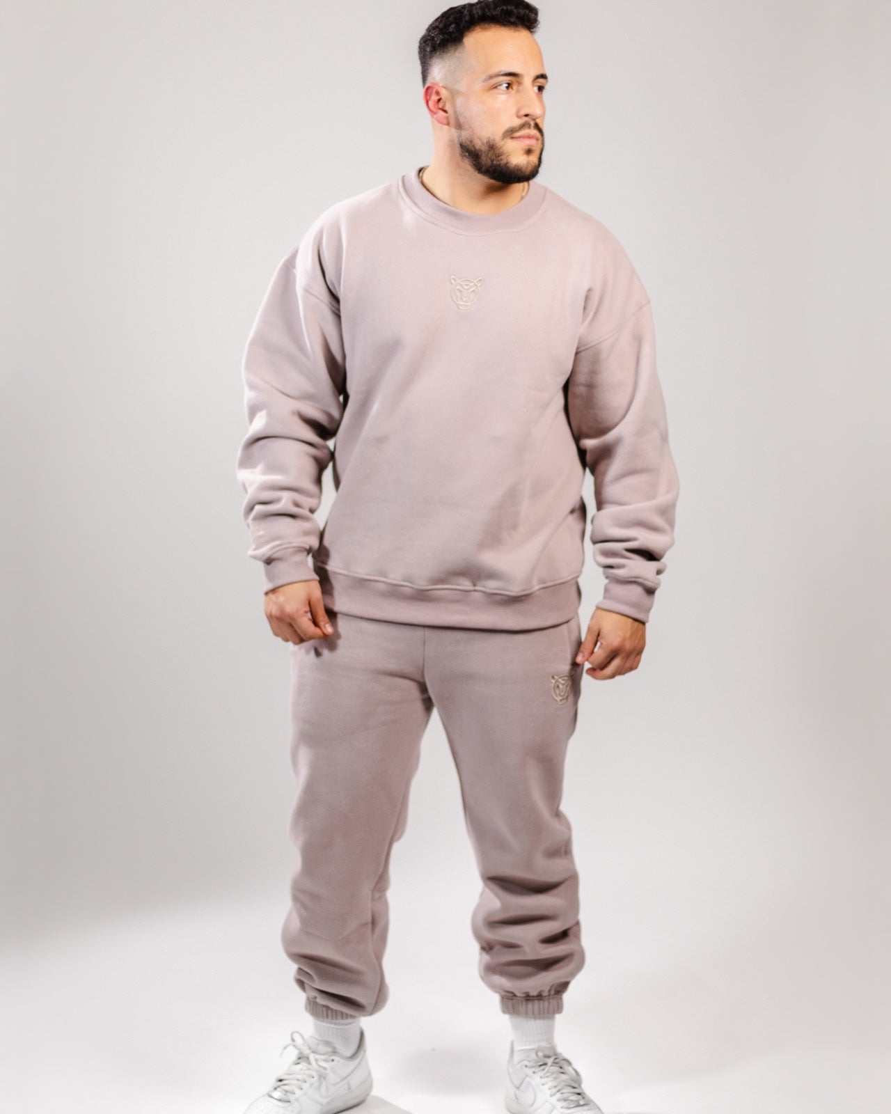 Legacy Taupe Crewneck