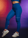7/8 Activa High Waisted leggings- Marina Blue
